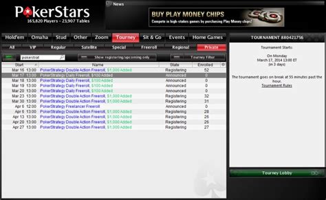 pokerstars freeroll